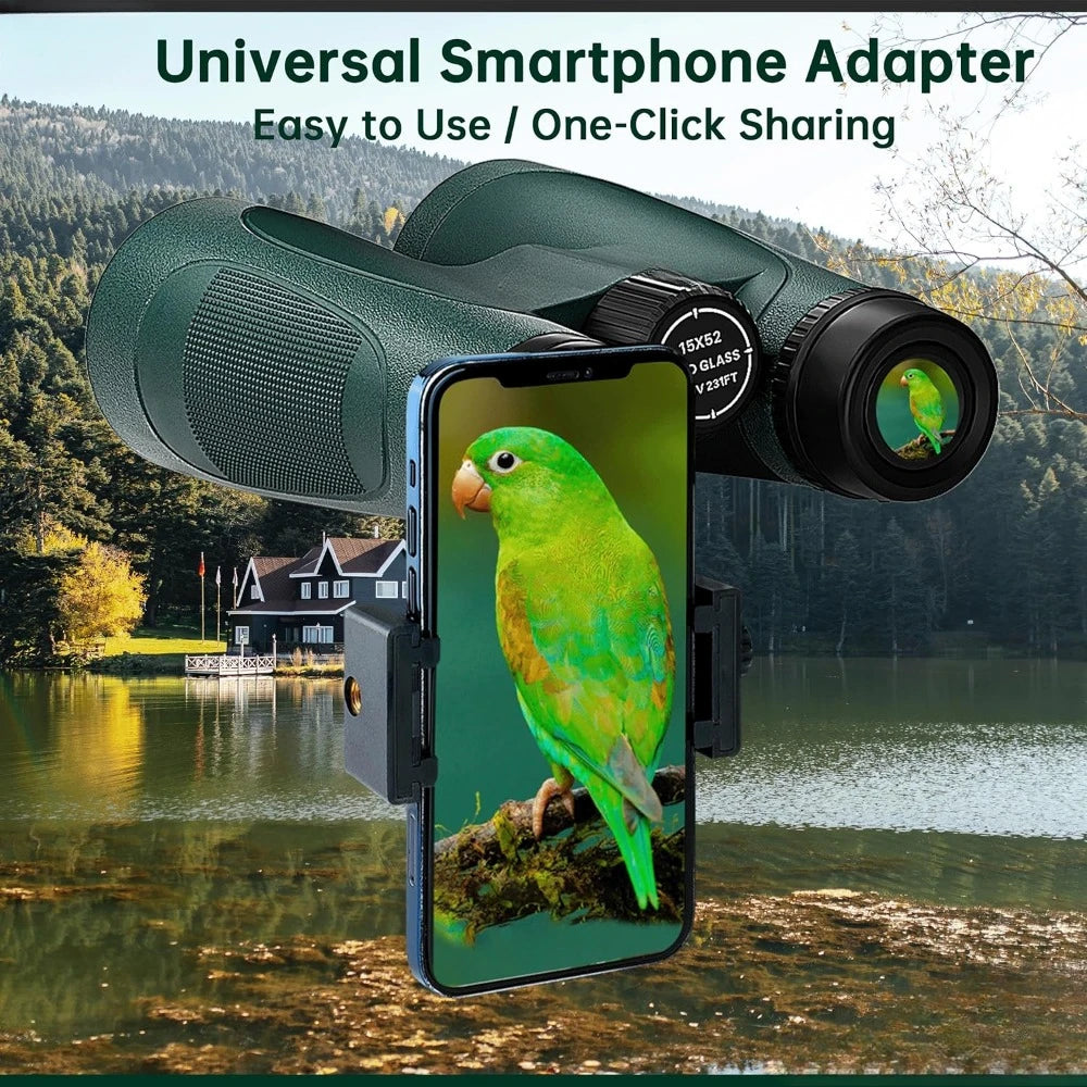 SPV Predator 15x52 HD Binoculars with Phone Adapter