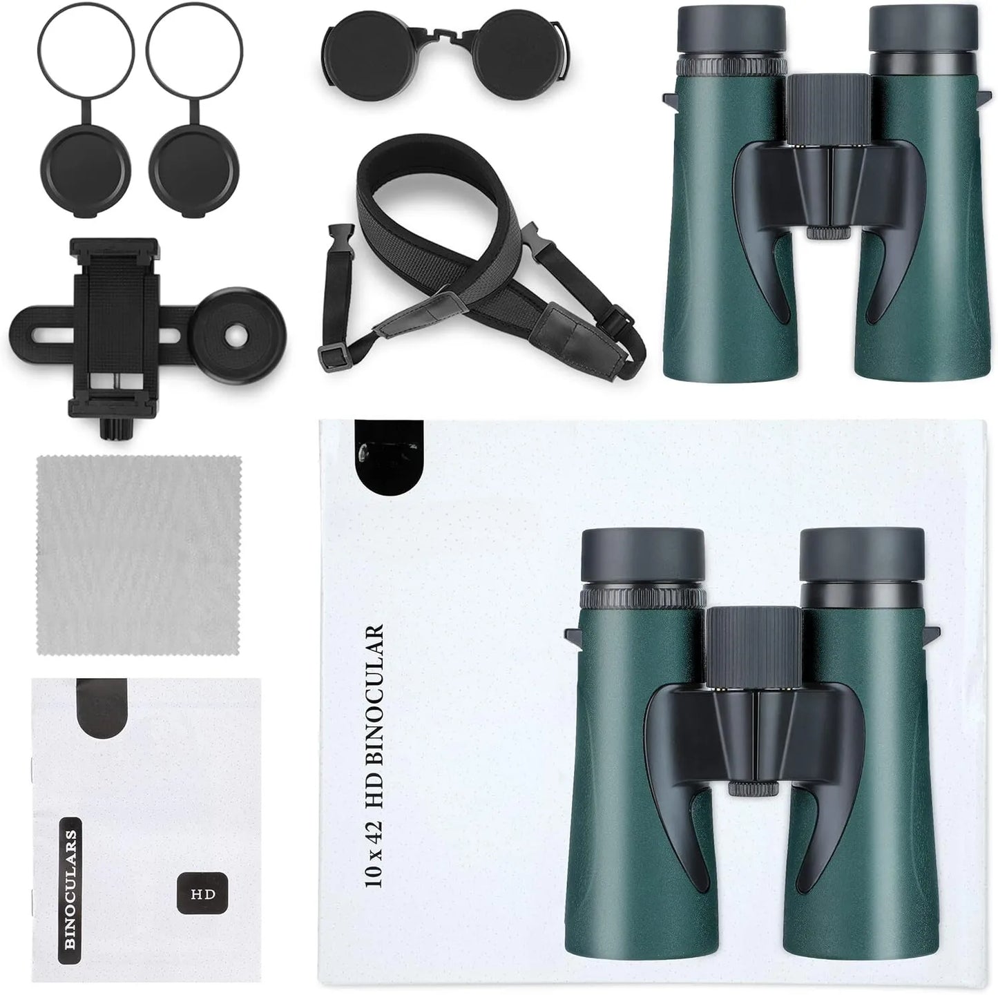 SPV Falcon 10X42 BaK4 Prism HD Binoculars